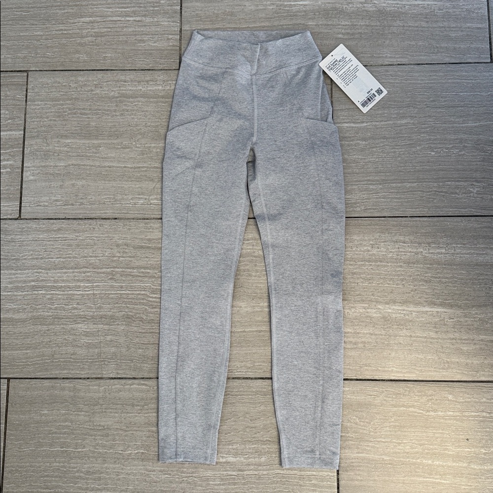 Lululemon soft suedey high rise leggings 25”